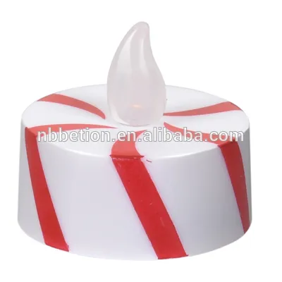 Christmas led flicking tealight candles X'mas led tealight yellow flicking chrismas tealight battery operated led tealight