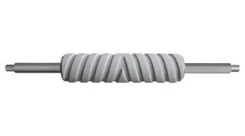 white casting cleaning roller