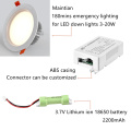 AC85-265V LED de emergência de emergência