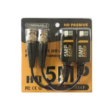1 Channel Passive Video Balun Transceiver for AHD/CVI/TVI 3MP/4MP/5MP HD UTP Twisted Pair