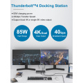 14in1 Multiports Thunderbolt4 USB Cラップトップドッキングステーション