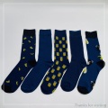 Anpassad 5PK Mens Cotton Sock