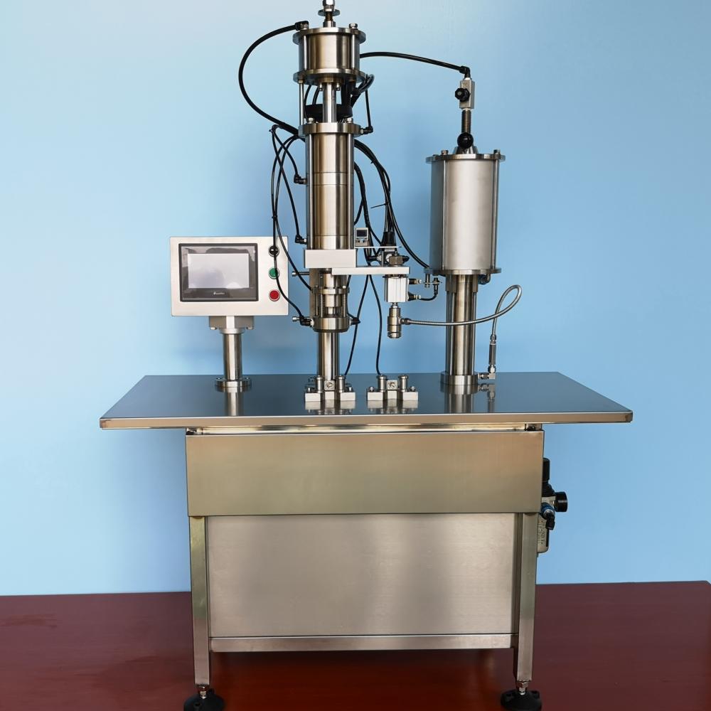 Semi-automatic Capsule Bottle Gas Filling Machine Price