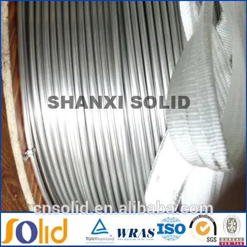 annealed and polished stainless steel coiled tube/pipe