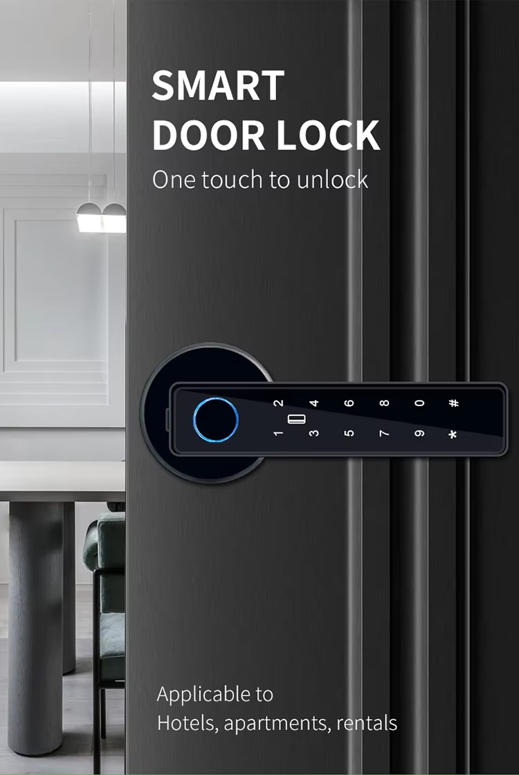 1 Finger print handle door lock