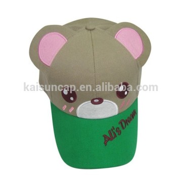 kids hat with animal design kids baseball cap children's cap