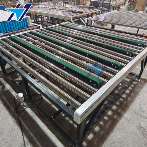 Mattress production flip conveyor line