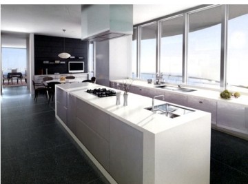 white quartz countertop