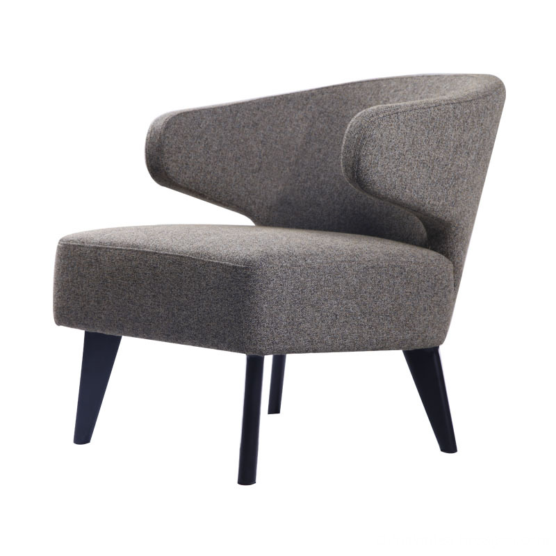 Fabric lounge chair