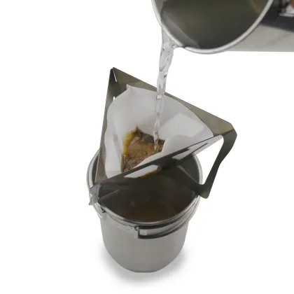 Portable Stainless Steel Folding Coffee Dripper Reusable Coffee Maker