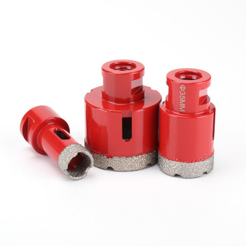 Hktools M14 Diamond Drilling Core Bits สำหรับกระเบื้องพอร์ซเลนตัดเปียกแห้ง