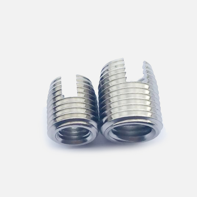 Easy Self-Tapping Wire Thread Insert M6 Carbon Steel Fastener Zinc Plated Rivet for Repair Packed in Carton Box