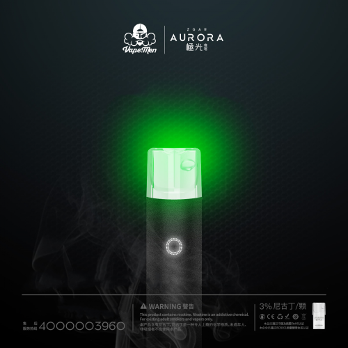 Zgar Aurora Vape Pod Juice E-Cigarette jetable