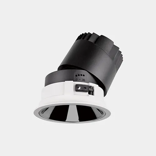 Round head recessed spotlight