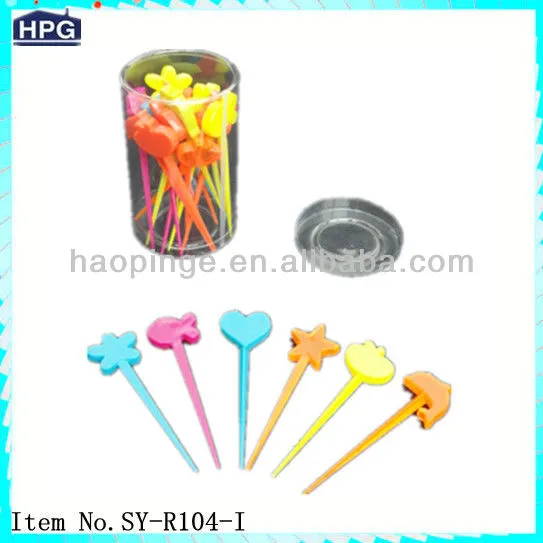 food grade PS plastic food picks