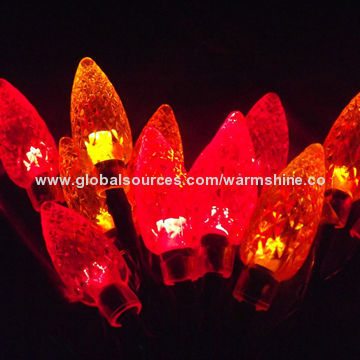 C6/C7/C9 LED Pixel String Lights with 4.8W/Set, 12/24/220/240V Voltage