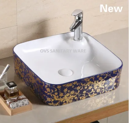 Ceramic black wash basin