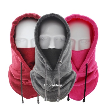 Thermal Fleece Balaclava with Hood - Winter Motorcycle Mask for Skiing and Outdoor Sports