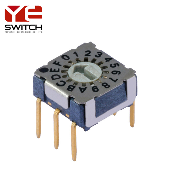 10x10 SMD 8421 Rotary Dip Switch الترميز الرقمي