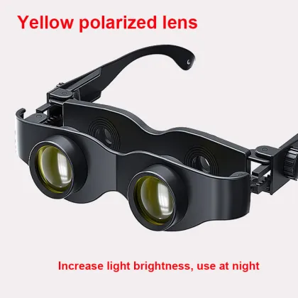 3X Opera Glasses Fishing Binoculars - Hands-Free Telescope for Fishing, Bird Watching & Sports