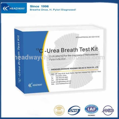 13curea Breath Test Kit For Medical Diagnostic Device Of Helicobacter