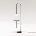 Lampadaire avec table debout concepteur debout lampe debout