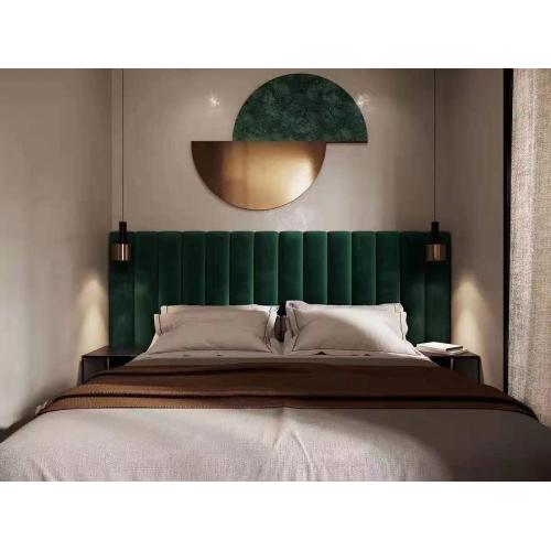 Muebles modernos de dormitorio Cama de cama de tamaño extra grande Cama para dormir