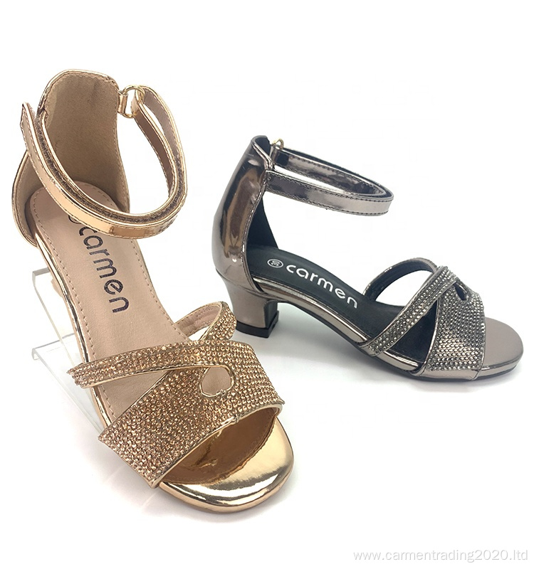 New summer low-heeled peep-toe princess sandals