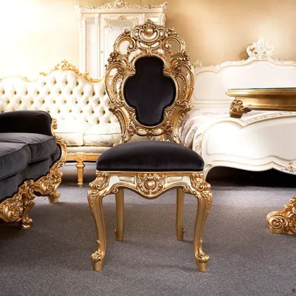 Royal Luxury Gold Throne Chairs for Weddings