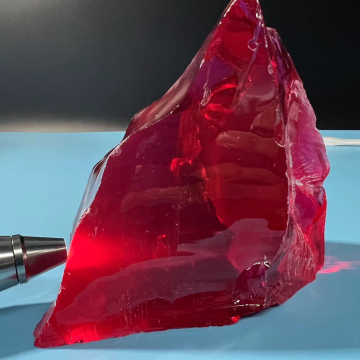 Dimensioni personalizzate Triangolo Cubo Triangolo Stone Ruby Stone Prezzo per Carat