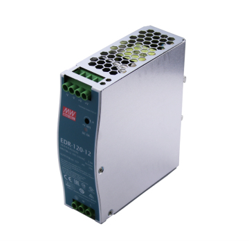 DIN Rail Power Supply: Mean Well EDR-120-12 12V 10A 120W Stainless Steel