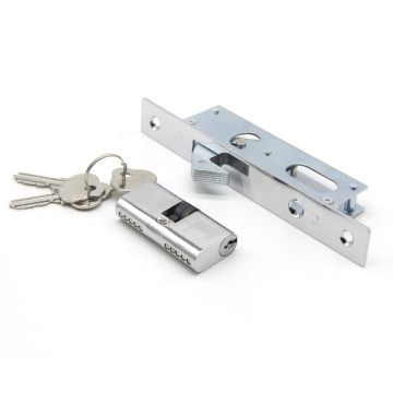 Multi Point Mortise Sliding Rolling Door Lock with Roller Latch