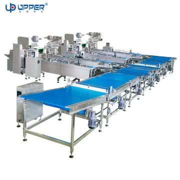 Chocolate Bar and Cookie Packing Machine with Auto-Sorting and Coating
