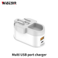 Type C Adapter 20W Dual Port PD USB-QC Timer Wall Charger Manufactory