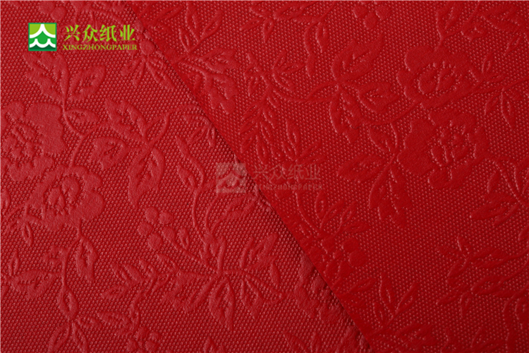 Rose Embossing Leather Paper