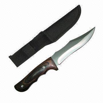 Hunting Knife with Blade Made of Stainless Steel