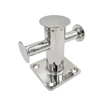 316 Stainless Steel Boat Cross Bollard Single for Marine Yacht