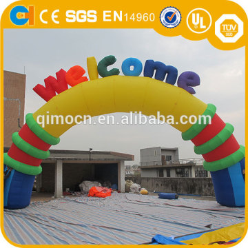 Custom Logo Advertising Inflatable Welcome Arches , Inflatable arch with advanced text