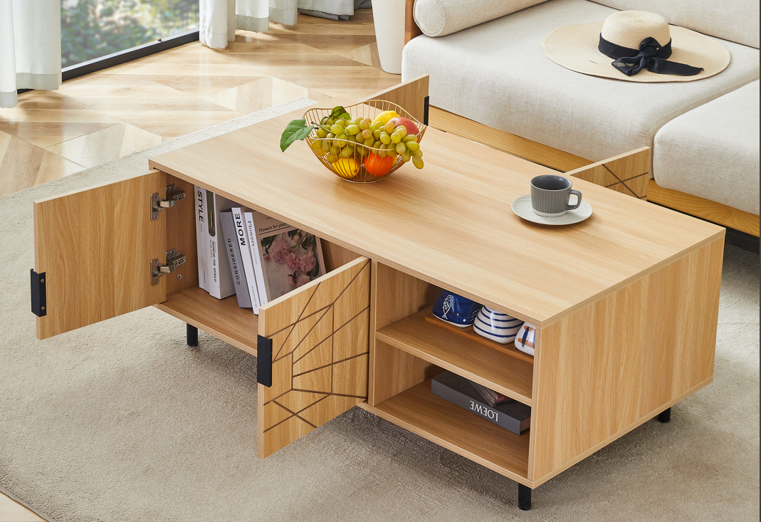 storage square coffee table
