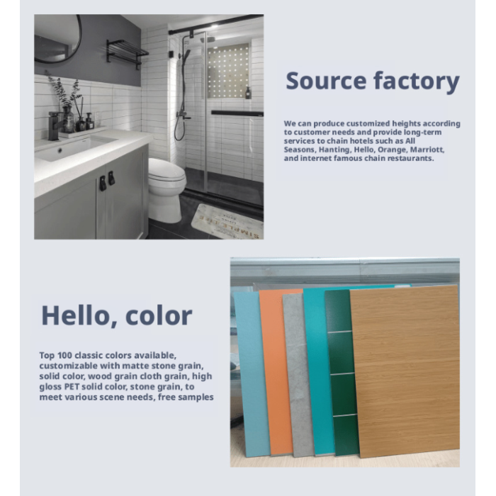 Tấm ốp tường SPC kháng khuẩn Trang trí phòng khám hiện đại