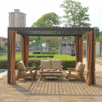 Waterproof LED Garden Gazebo Tents for Outdoor Use - Hotel Aluminum Gazebo for Sale