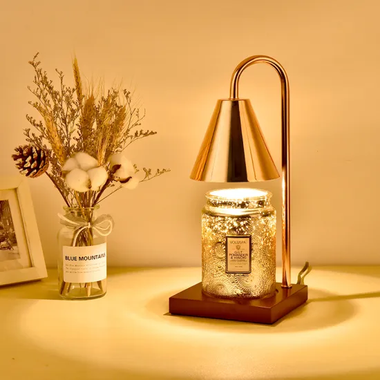 Minimalist LED Table Lamp: Modern Candle Warmer Fragrance Oil Lamp