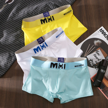 High Quality Men's Solid Color Cotton Underwear: Briefs, Boxers & Large Sizes