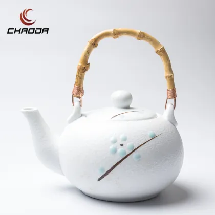 Handmade Japanese Kung Fu Teapot Set - Eco-Friendly Ceramic Tea Pot