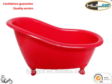 Plastic mini bathtub as gift - BC-0001(Solid Color Red)