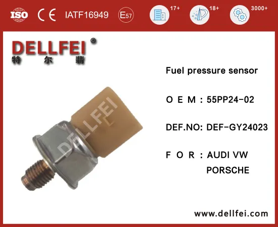 55PP24-02 Fuel Rail Pressure Sensor Compatible with AUDI,PORSCHE,VW