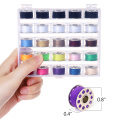 Sewing Machine 25 Pcs Bobbins and Sewing Threads Supplier