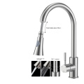 304 Stainless-Steel Household Pull Down Kitchen Mixer Faucet