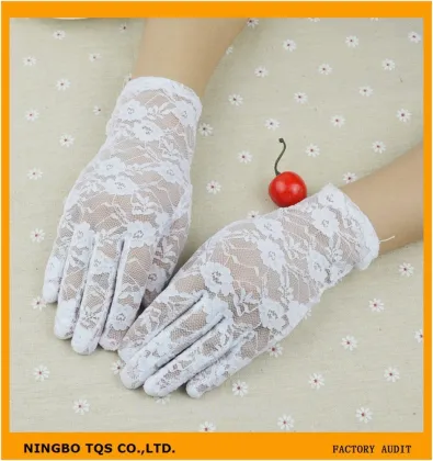Women Lace Plus Size Wedding Gloves