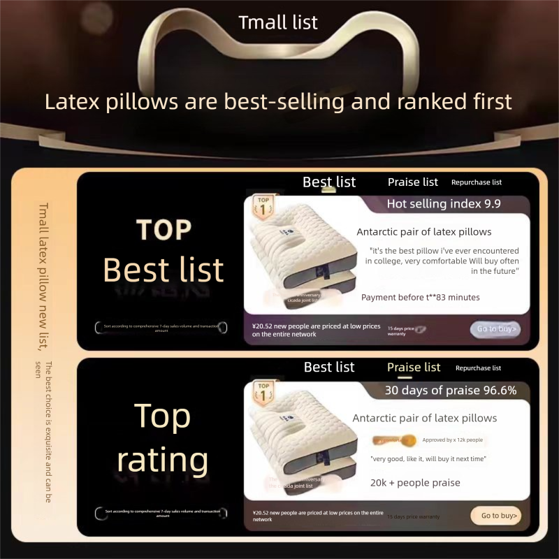 3D Ergonomic Pillow for Side & Back Sleepers